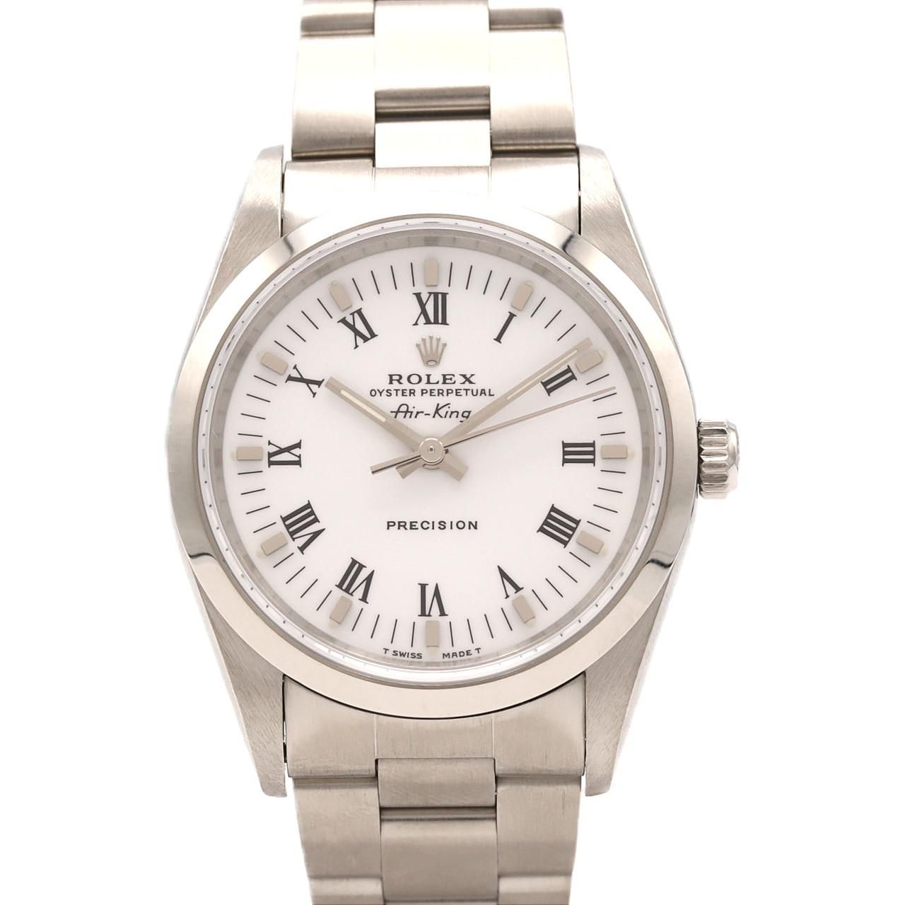 Rolex Air King SS Automatic Winding Number Watch