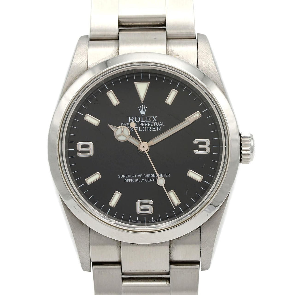 Rolex Explorer I SS Automatic Winding Number Watch