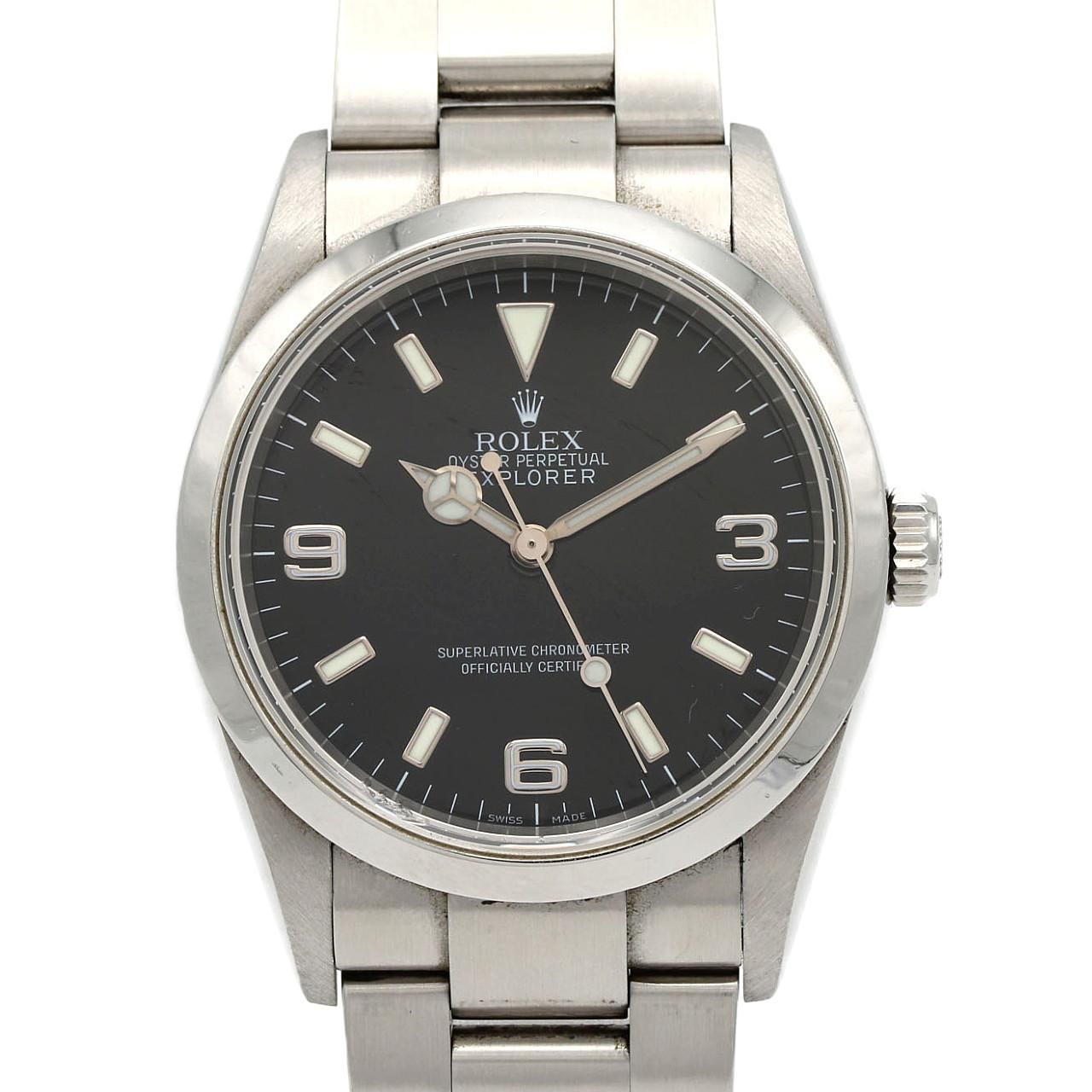 Rolex Explorer I SS Automatic Winding Number Watch