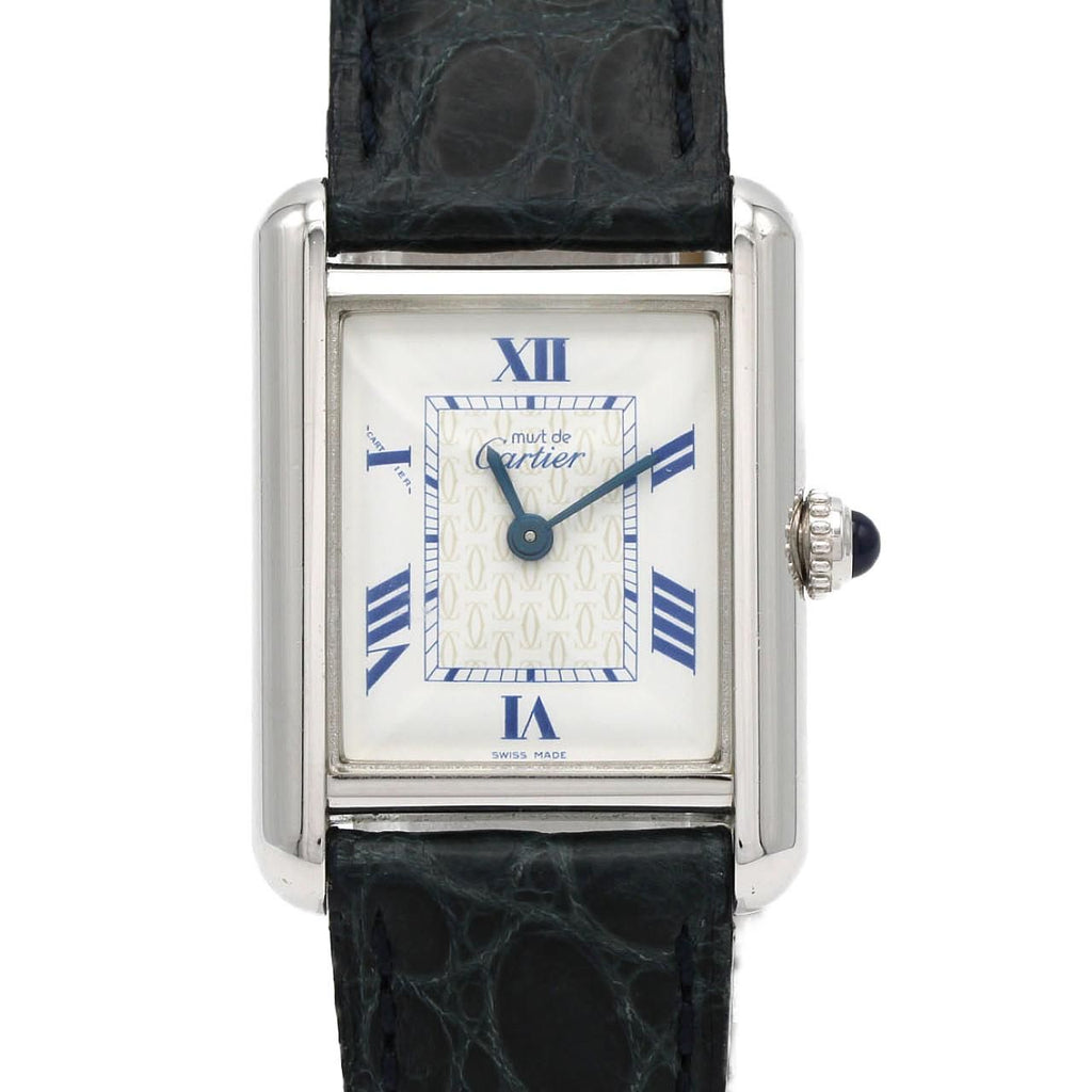 Cartier Must Tank SM Silver Quartz Watch