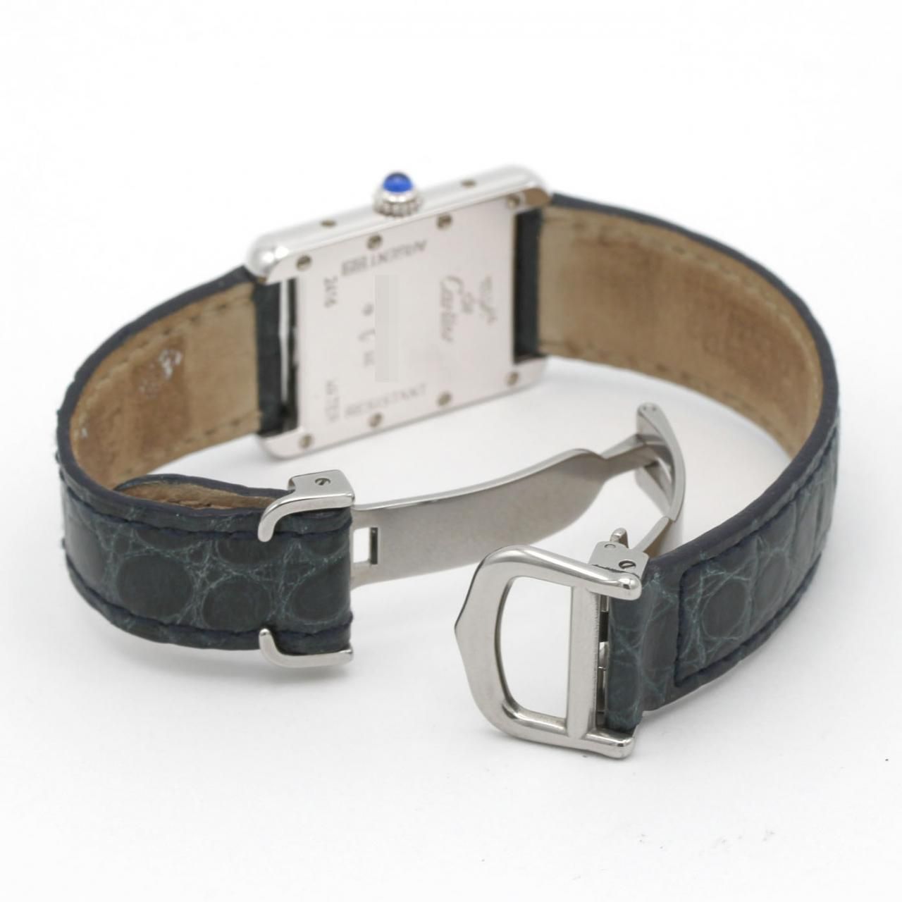 Cartier Must Tank SM Silver Quartz Watch — view 6