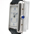 Cartier Must Tank SM Silver Quartz Watch — view 3