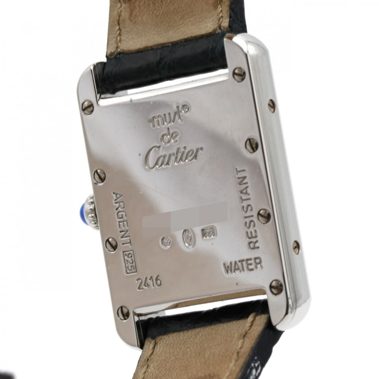 Cartier Must Tank SM Silver Quartz Watch — view 4