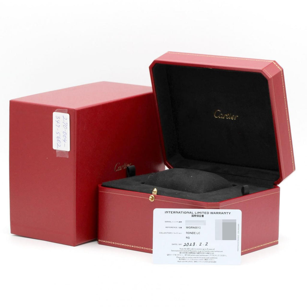 Cartier Ronde LC PG RG Quartz Watch — view 7