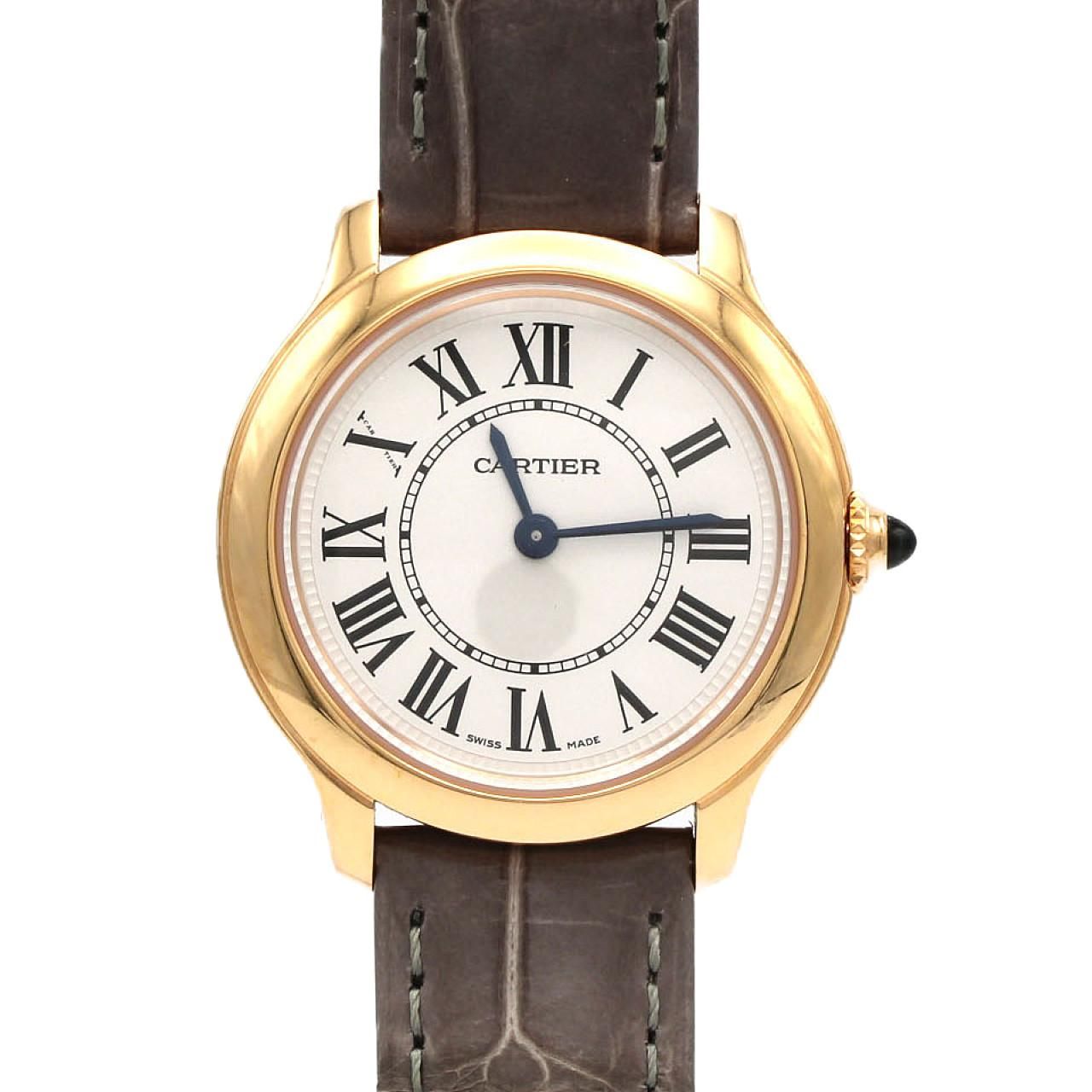 Cartier Ronde LC PG RG Quartz Watch