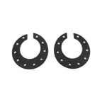 Hermes Nomad Earrings Silver