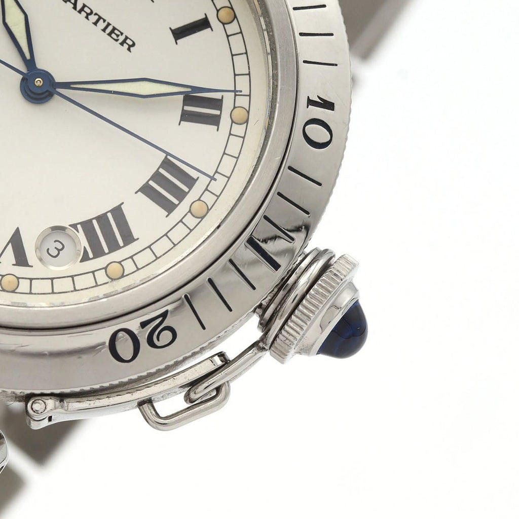 Cartier Pasha SS Automatic Winding Watch — view 3