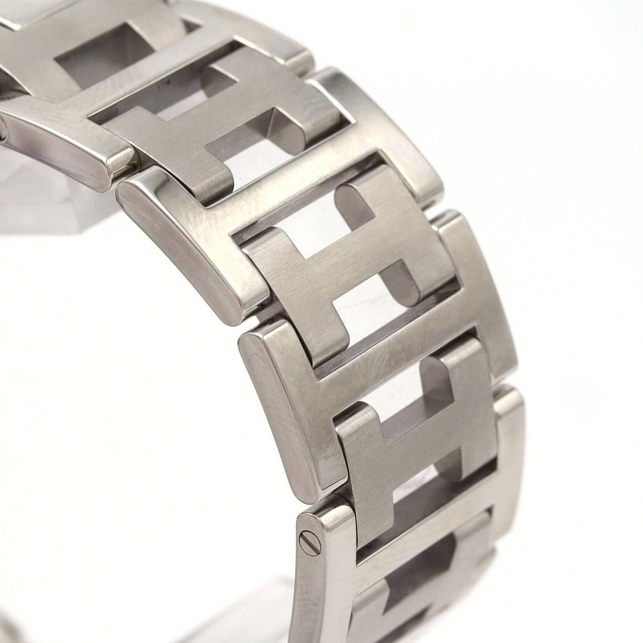 Hermes Clipper Chronograph SS Quartz Watch — view 5