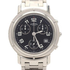 Hermes Clipper Chronograph SS Quartz Watch