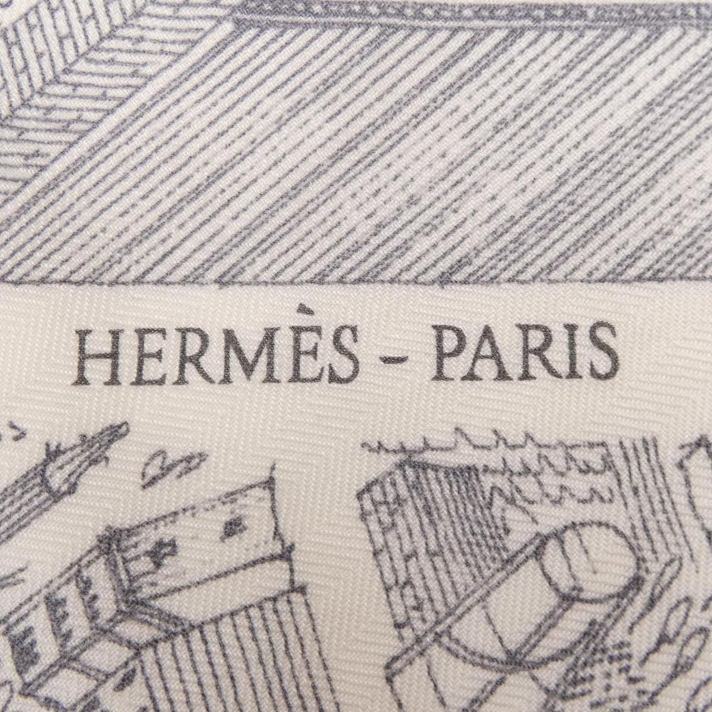 Hermes la Nouvelle Cite Cavaliere Carre Shawl Scarf — view 4