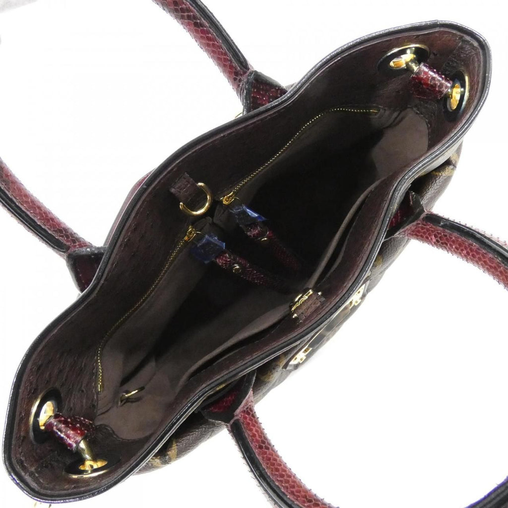 Louis Vuitton Monogram Exotic Tote MM — view 7