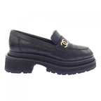 Chanel Loafers Shoes Black