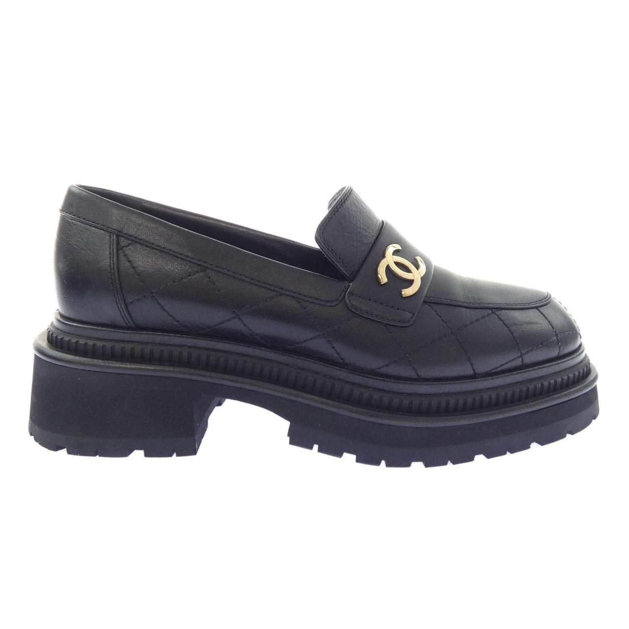 Chanel Loafers Shoes Black