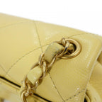 Chanel Shoulder Bag Yellow — view 6
