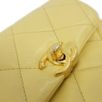 Chanel Shoulder Bag Yellow — view 5