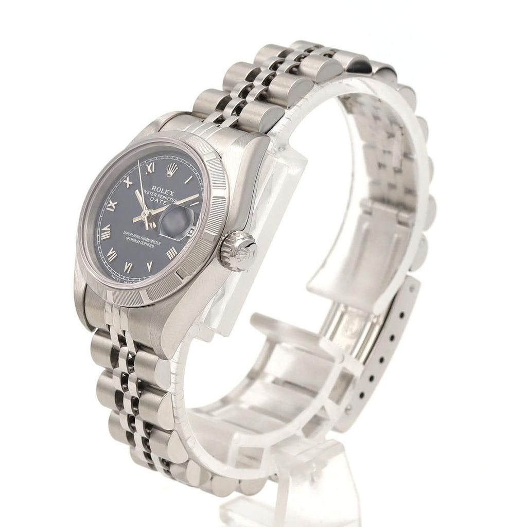 Rolex Oyster Perpetual Date SS Automatic Winding T Number Watch — view 2