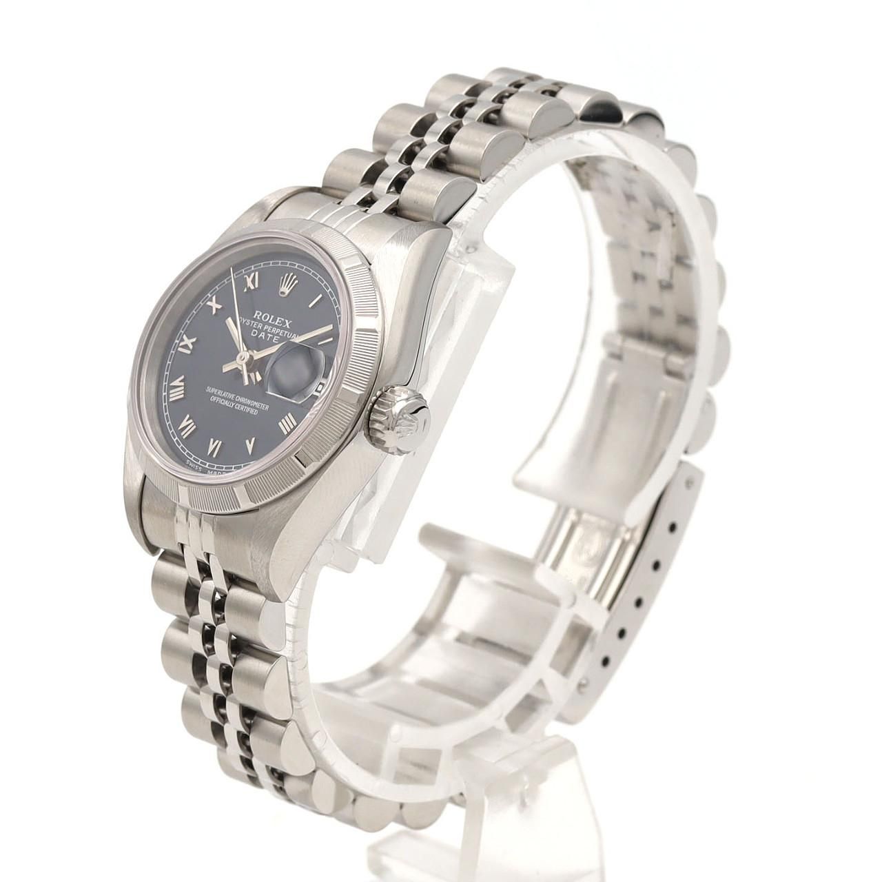 Rolex Oyster Perpetual Date SS Automatic Winding T Number Watch — view 2