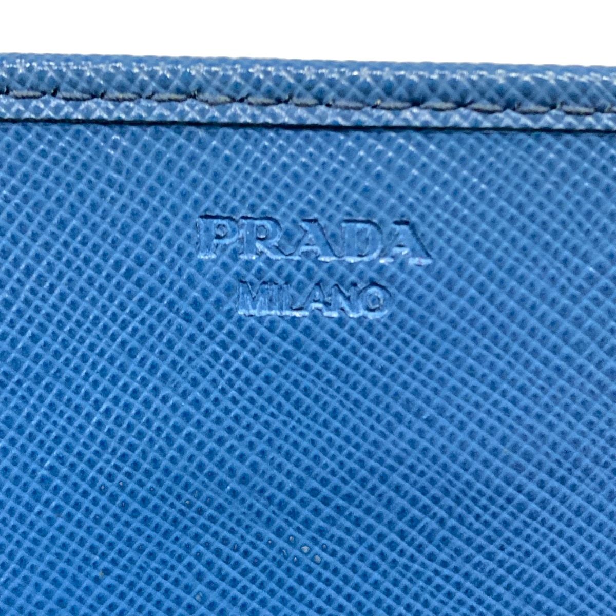 Prada Wallet Blue Chain Shoulder — view 6