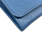 Prada Wallet Blue Chain Shoulder — view 7