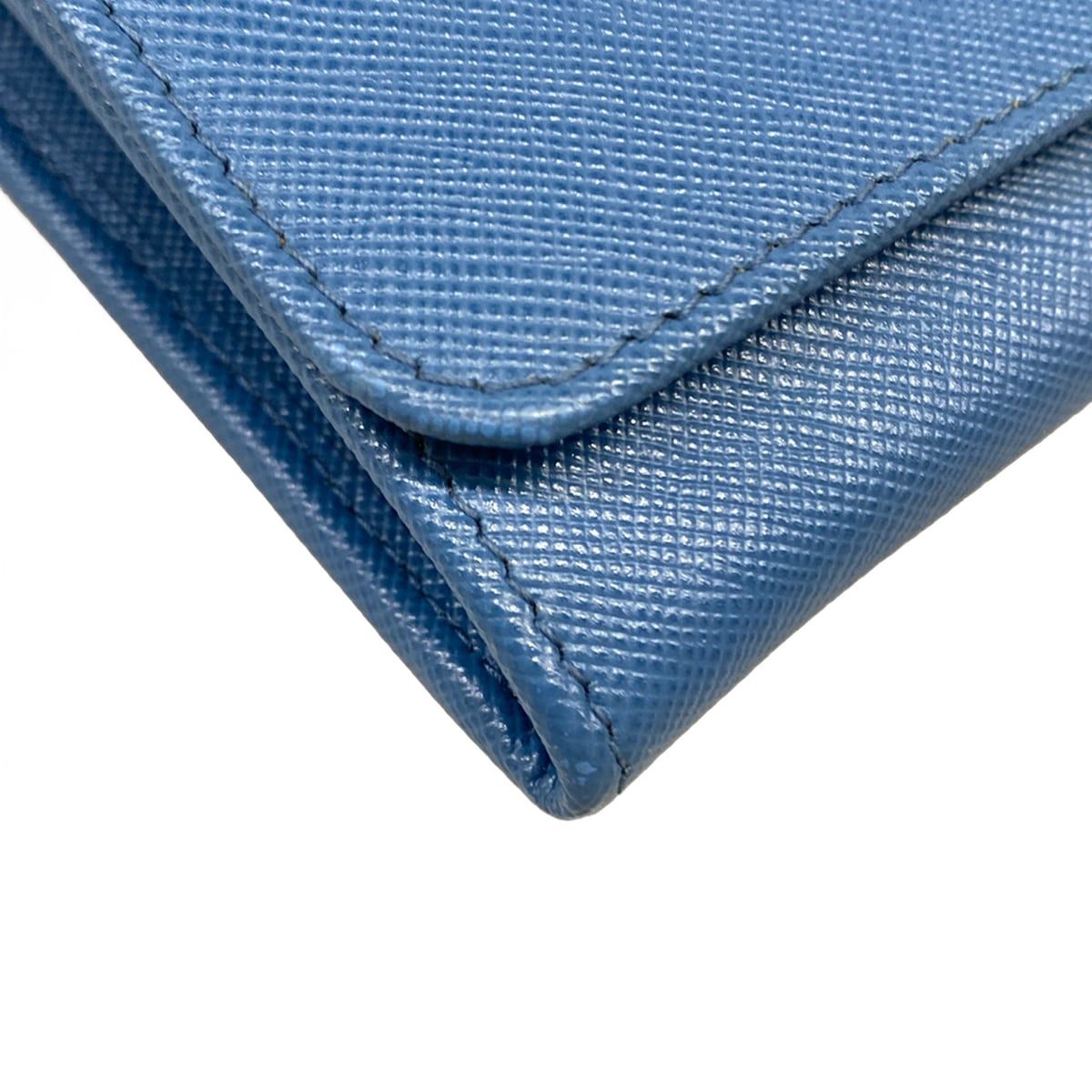 Prada Wallet Blue Chain Shoulder — view 7