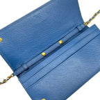 Prada Wallet Blue Chain Shoulder — view 3