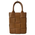 Bottega Veneta Tote Mini Cassette Brown Lambskin