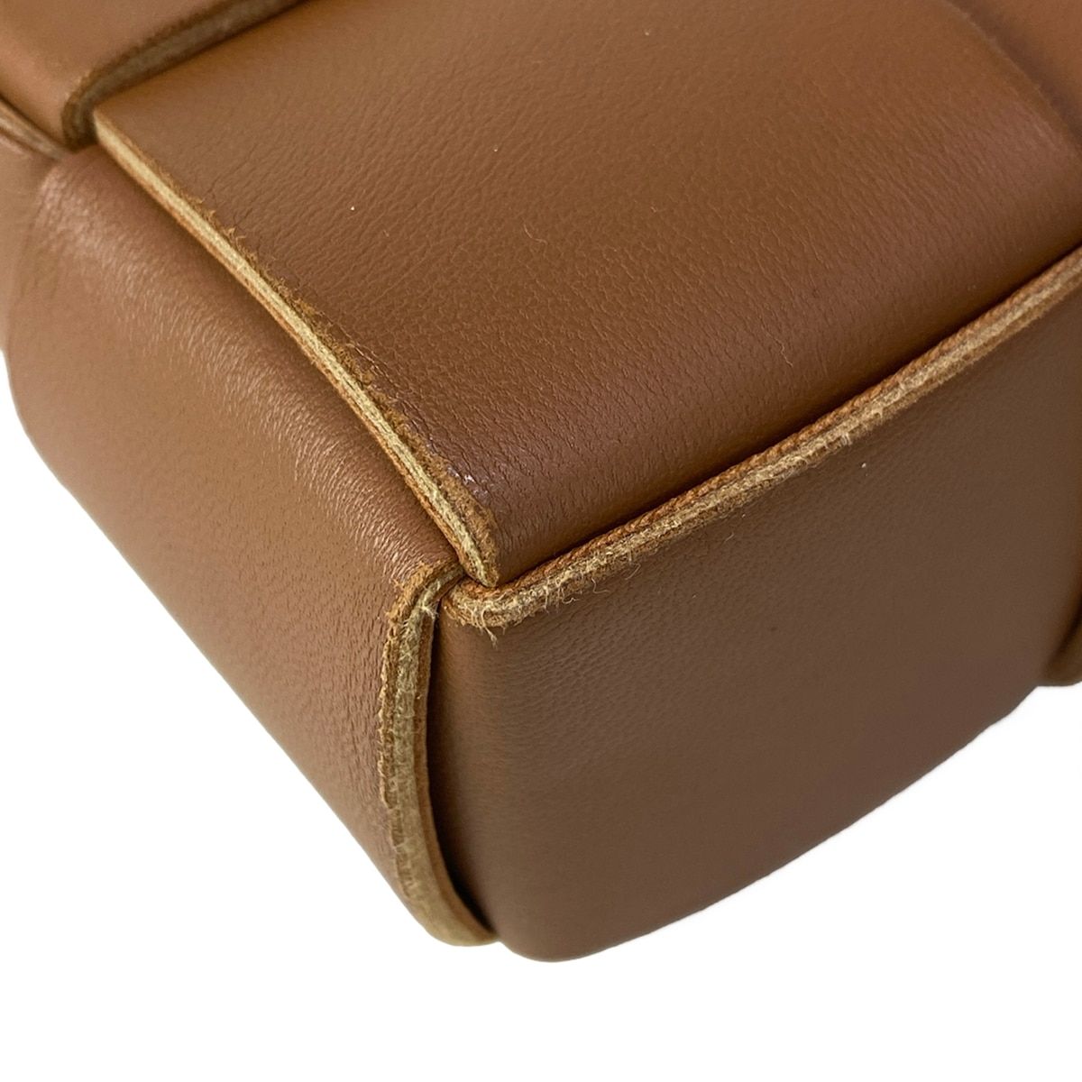 Bottega Veneta Tote Mini Cassette Brown Lambskin — view 6