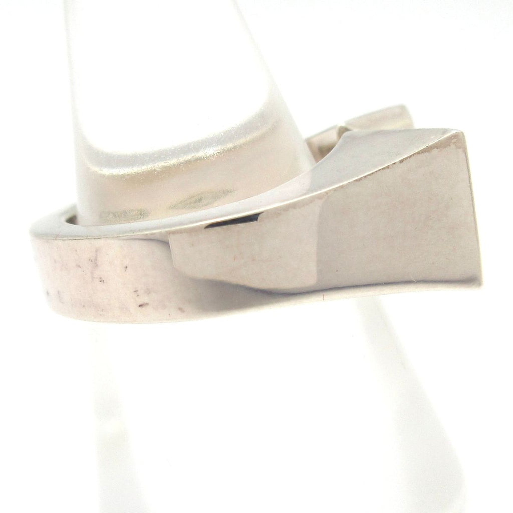 Hermes Ring 49 Cour de Forges Silver — view 2