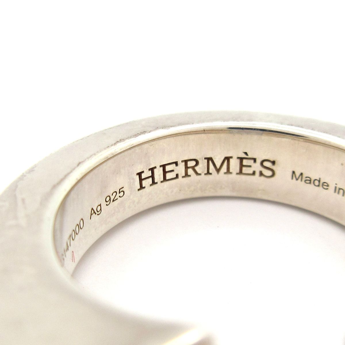 Hermes Ring 49 Cour de Forges Silver — view 5