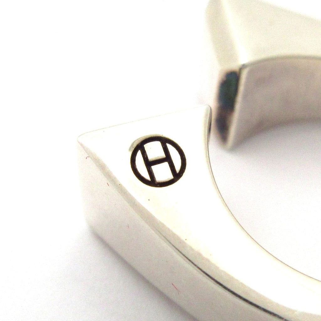 Hermes Ring 49 Cour de Forges Silver — view 7