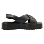 Prada Sandals 36 Black Quilt Leather — view 2