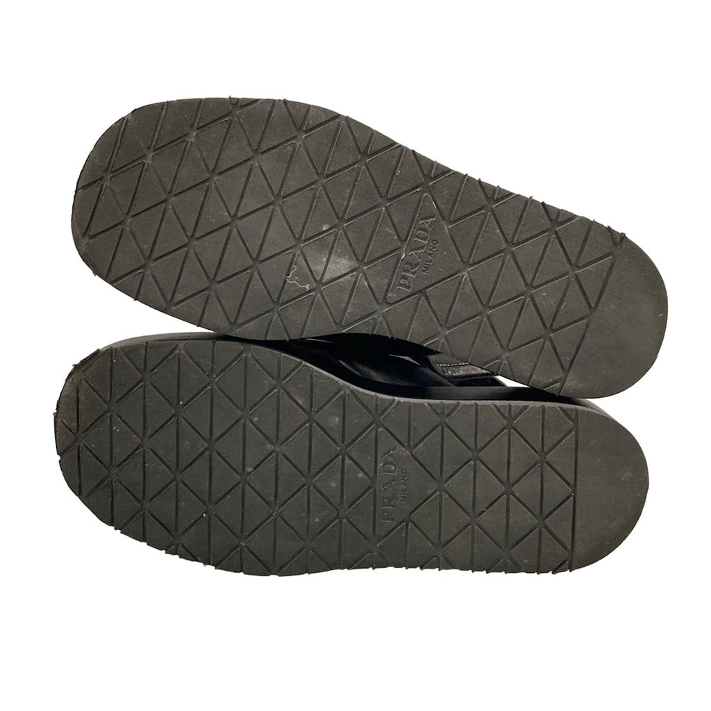 Prada Sandals 36 Black Quilt Leather — view 8