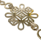 Chanel Belt Silver Chain CC Logo — view 6