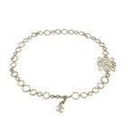 Chanel Belt Silver Chain CC Logo
