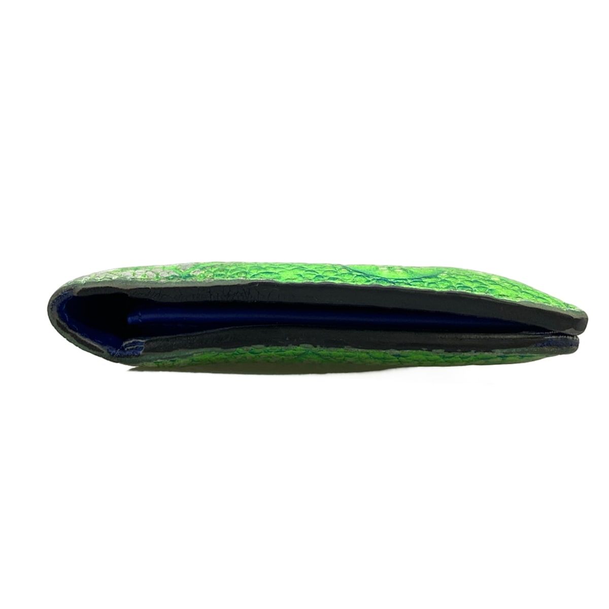 Louis Vuitton Wallet Taurillon Illusion Portefeuille Brazza Blue Vert — view 8