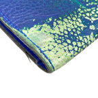 Louis Vuitton Wallet Taurillon Illusion Portefeuille Brazza Blue Vert — view 6