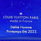 Louis Vuitton Wallet Taurillon Illusion Portefeuille Brazza Blue Vert — view 5
