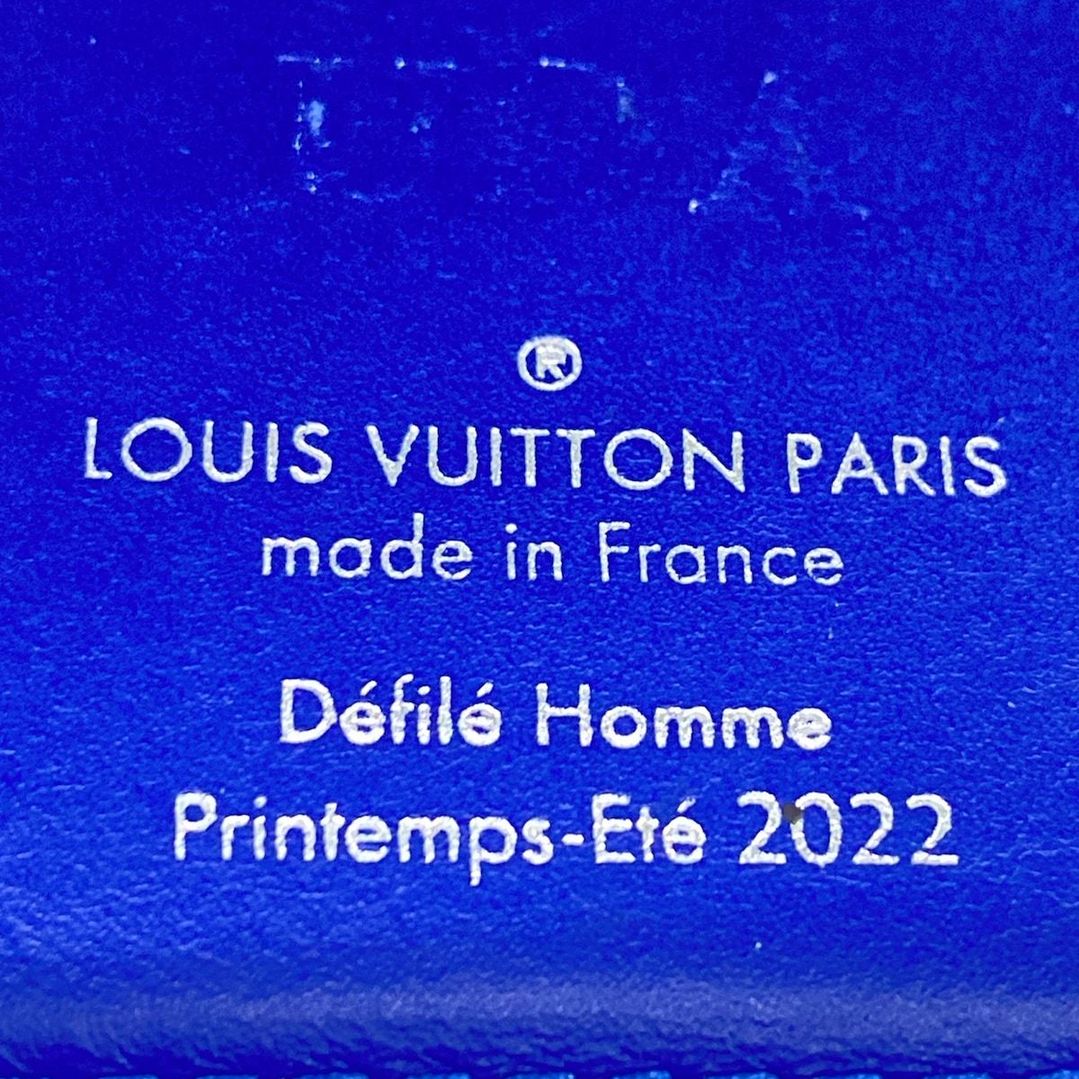 Louis Vuitton Wallet Taurillon Illusion Portefeuille Brazza Blue Vert — view 5