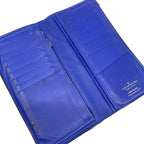 Louis Vuitton Wallet Taurillon Illusion Portefeuille Brazza Blue Vert — view 3
