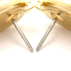 Hermes Earrings Mini Maillon Pink Gold Black — view 4