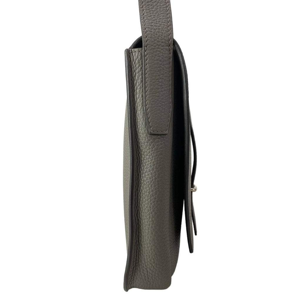 Hermes Shoulder Bag Steve Bright Etain Silver — view 2