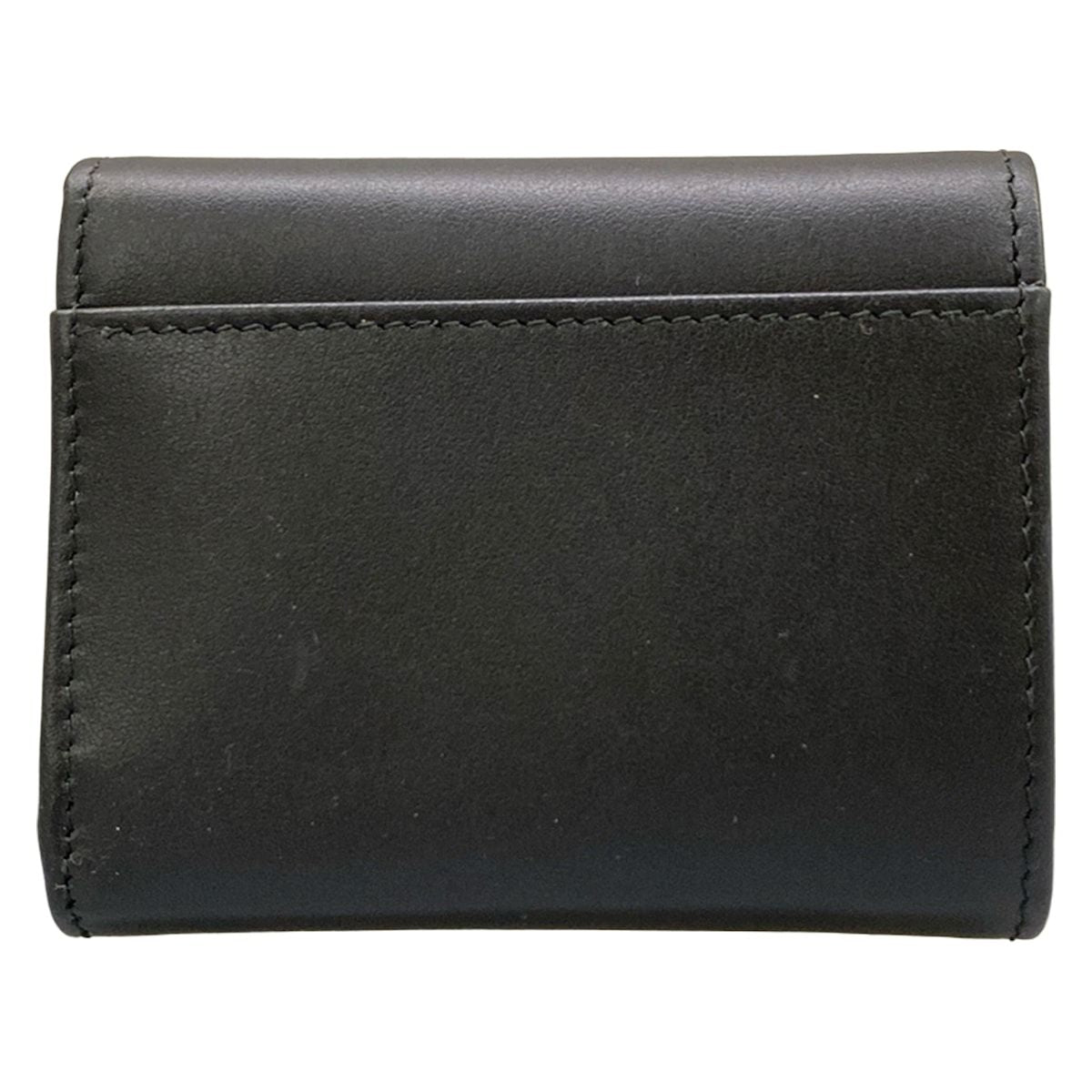 Prada Trifold Wallet Black Leather — view 2