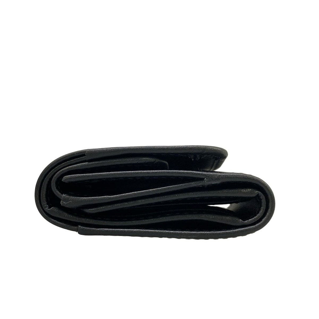 Prada Trifold Wallet Black Leather — view 9