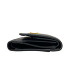 Prada Trifold Wallet Black Leather — view 8
