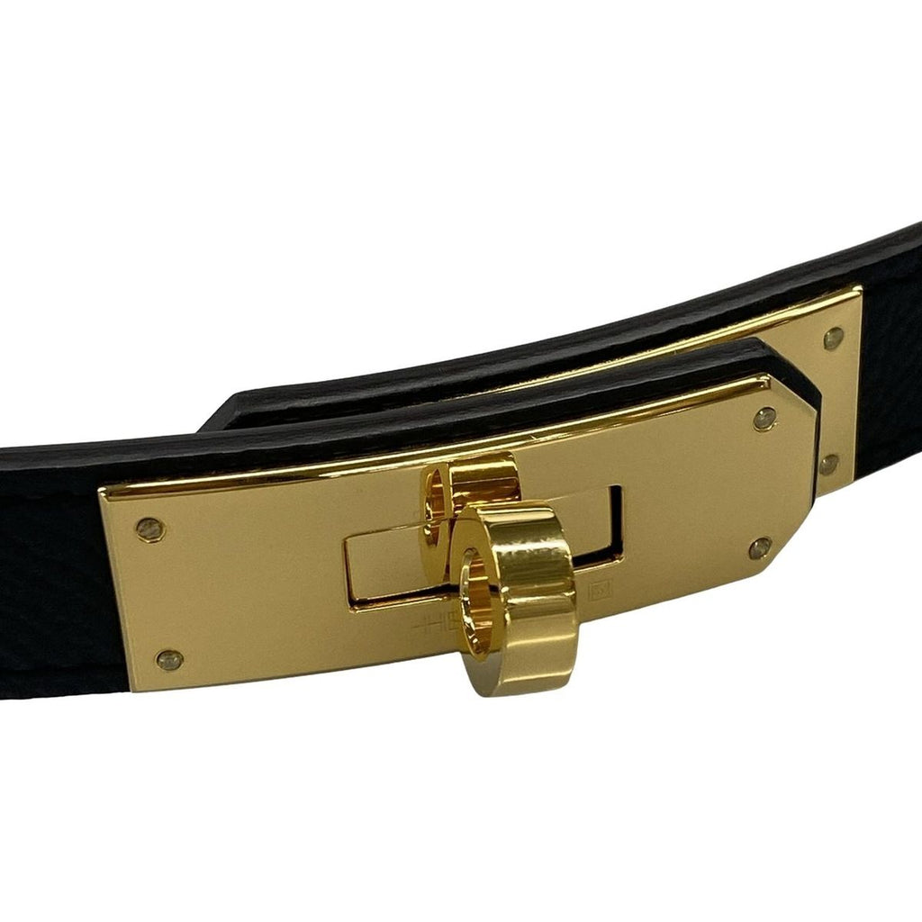 Hermes Belt Kelly Pocket 18 with Black Gold Pouch — view 4