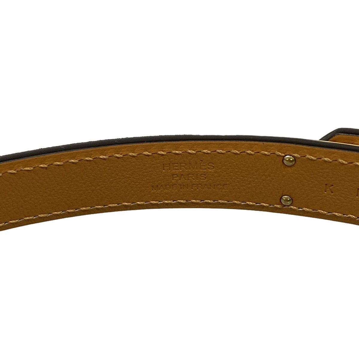 Hermes Belt Kelly Pocket 18 with Black Gold Pouch — view 3