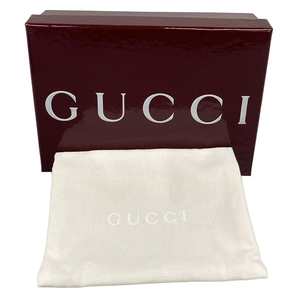 Gucci Key Holder New Jackie Navy Gold Bag Motif Leather — view 5