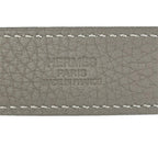 Hermes Belt 90 Etriviere Double Tour Etoupe Silver — view 4