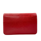 Chanel Wallet Red Chain Shoulder — view 2