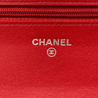 Chanel Wallet Red Chain Shoulder — view 6